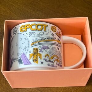 Disney Epcot retired Starbucks Pin Drop Mug
